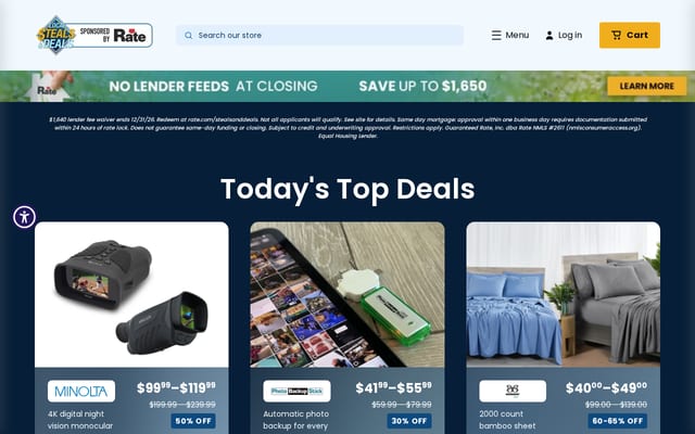 Screenshot of localstealsanddeals.com