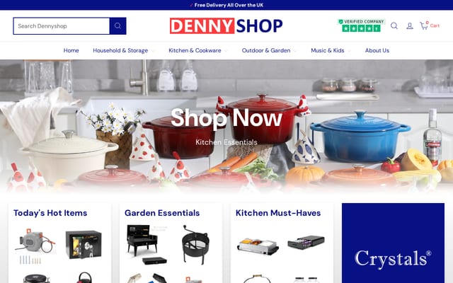 Screenshot of dennyshop.co.uk