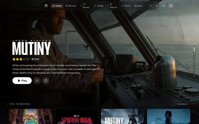 Screenshot of cinemaos.tech