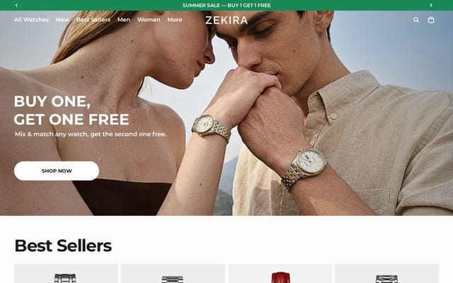Screenshot of zekira.com