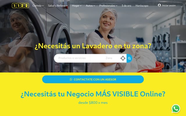 Screenshot of 1122.com.uy