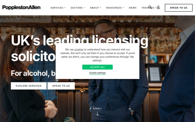 Screenshot of popall.co.uk