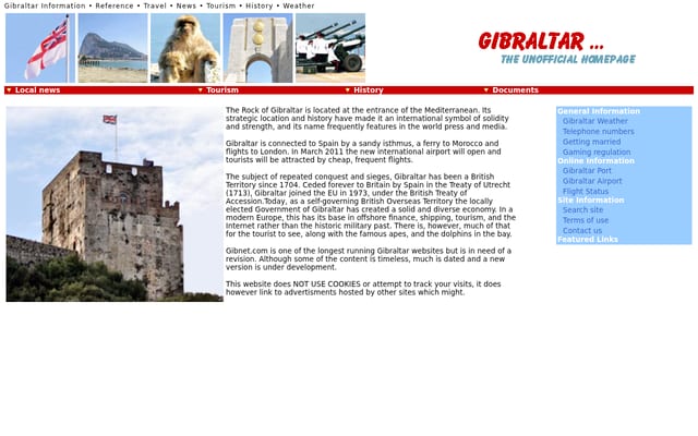 Screenshot of gibnet.com