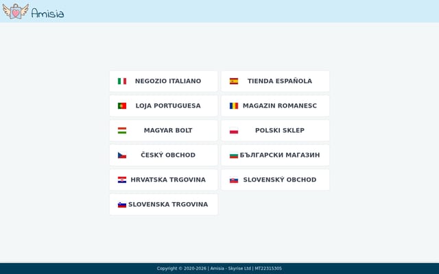 Screenshot of amisia.eu