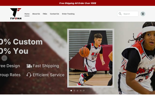 Screenshot of tifona.com