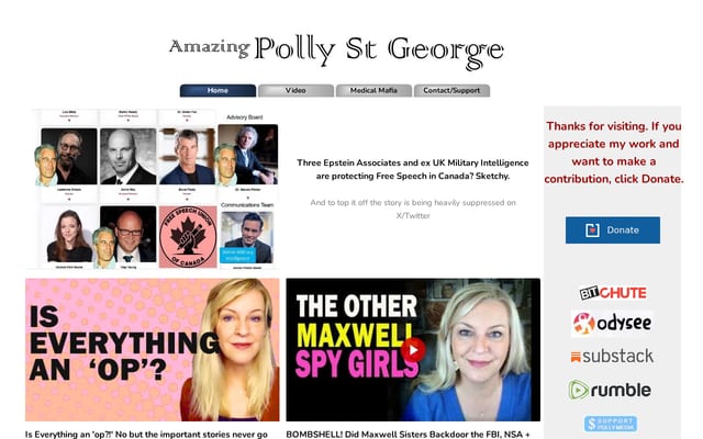Screenshot of amazingpolly.net