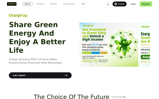 Screenshot of chargeupmys.com