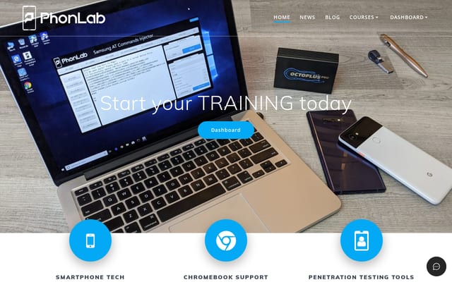 Screenshot of phonlabtech.com