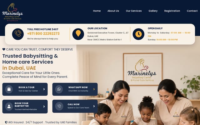 Screenshot of marinelysuae.com