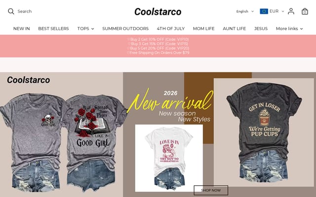 Screenshot of coolstarco.com