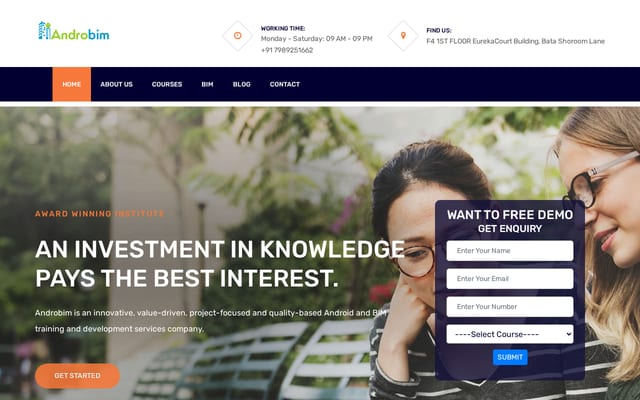 Screenshot of androbim.com