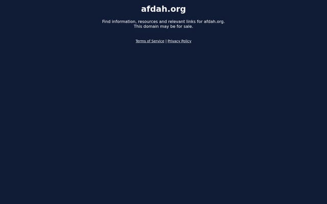 Screenshot of afdah.org