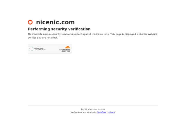 Screenshot of nicenic.com