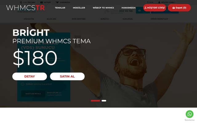 Screenshot of whmcstr.net