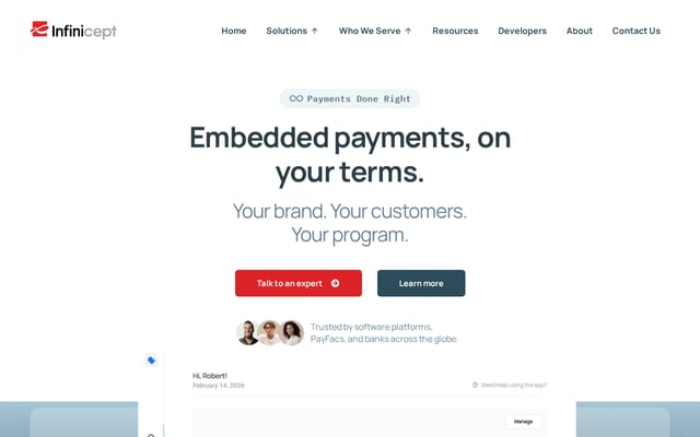 Screenshot of infinicept.com