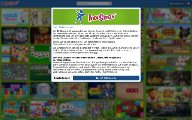Screenshot of 1001spiele.at