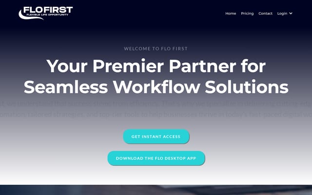 Screenshot of flofirst.com