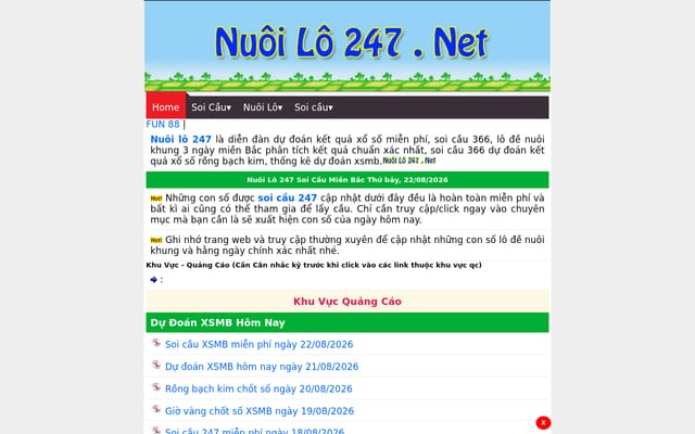 Screenshot of nuoilo247.net