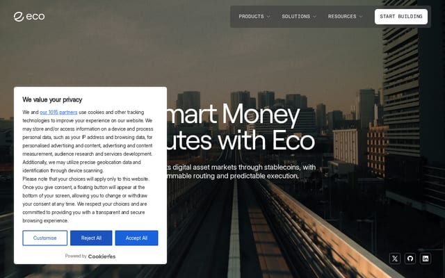 Screenshot of eco.com