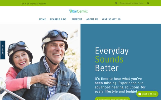 Screenshot of earcentric.com
