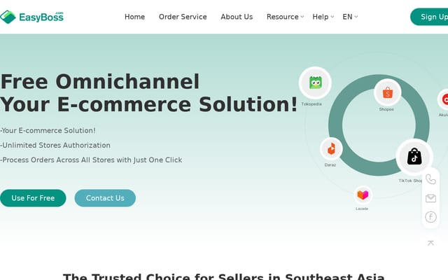 Screenshot of easyboss.com