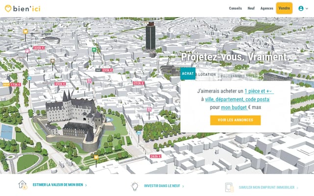 Screenshot of bienici.com