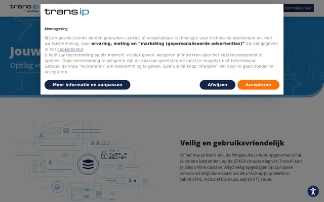 Screenshot of stackstorage.com