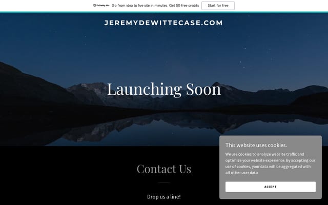 Screenshot of jeremydewittecase.com