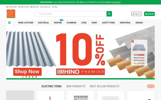 Screenshot of bnshardware.lk