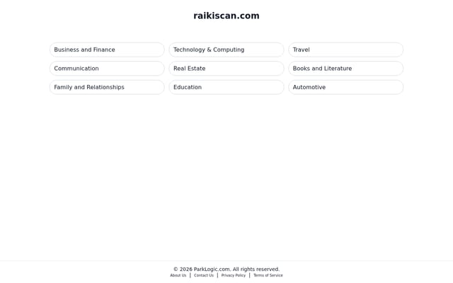 Screenshot of raikiscan.com