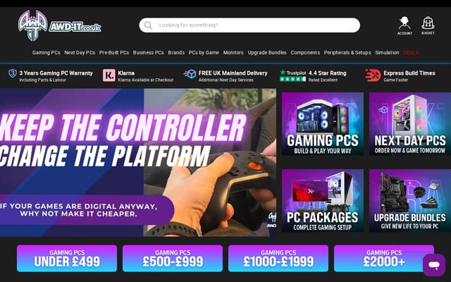 Screenshot of awd-it.co.uk