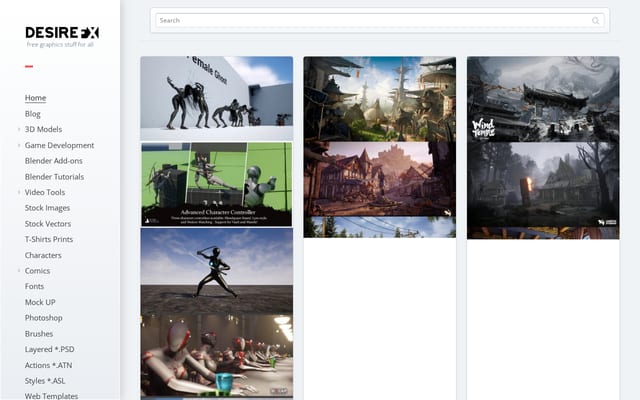 Screenshot of desirefx.me