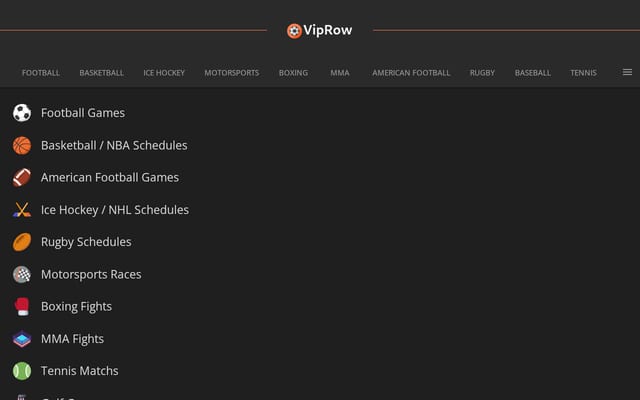 Screenshot of viprow.im