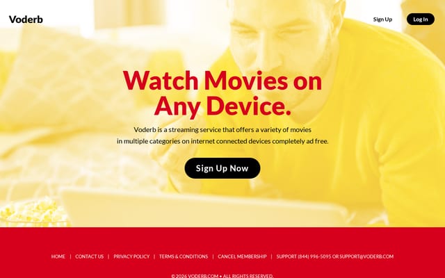 Screenshot of voderb.com