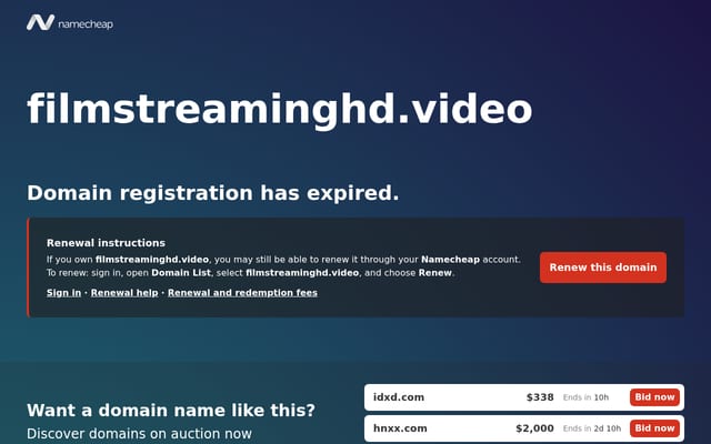 Screenshot of filmstreaminghd.video
