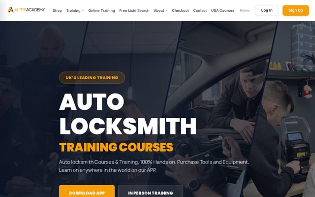 Screenshot of alteracademy.co.uk