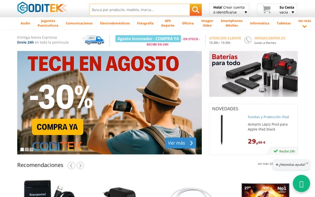 Screenshot of coditek.es