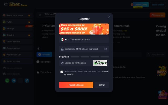 Screenshot of 5bet.game