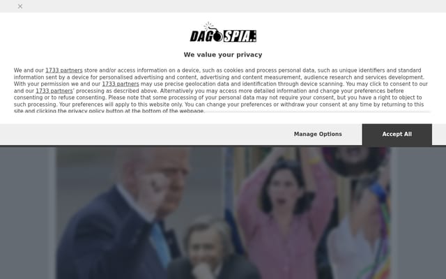 Screenshot of dagospia.com