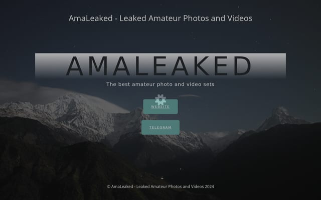 Screenshot of amateur-leaks.com