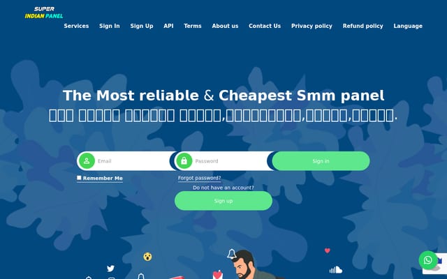 Screenshot of superindianpanel.com