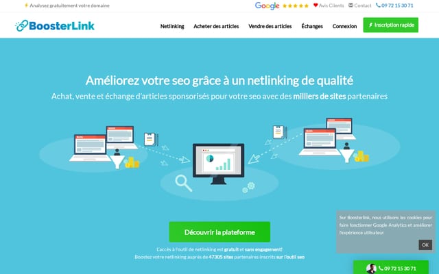Screenshot of boosterlink.fr