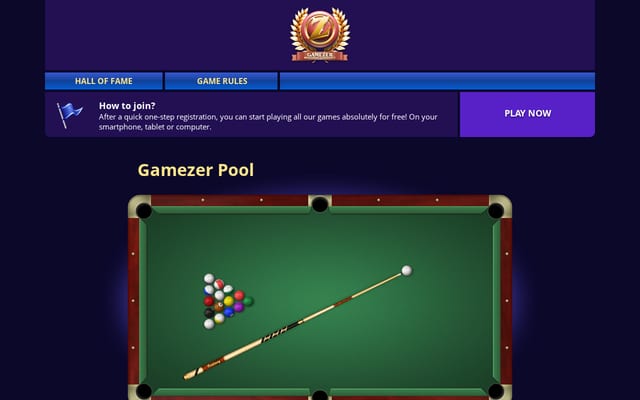 Screenshot of gamezer.com