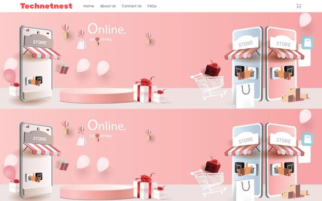 Screenshot of technetnest.com
