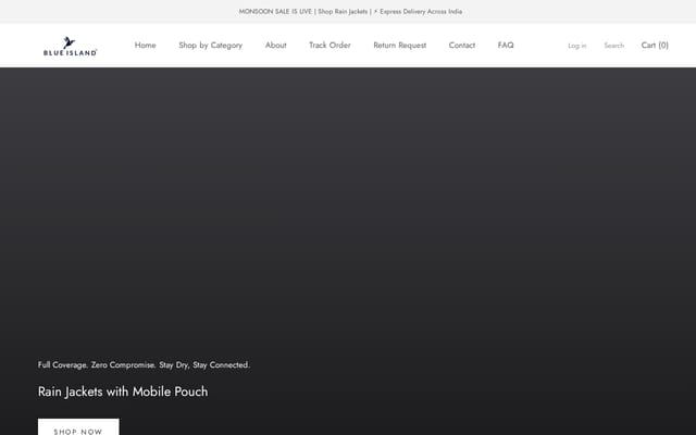 Screenshot of blueisland.in