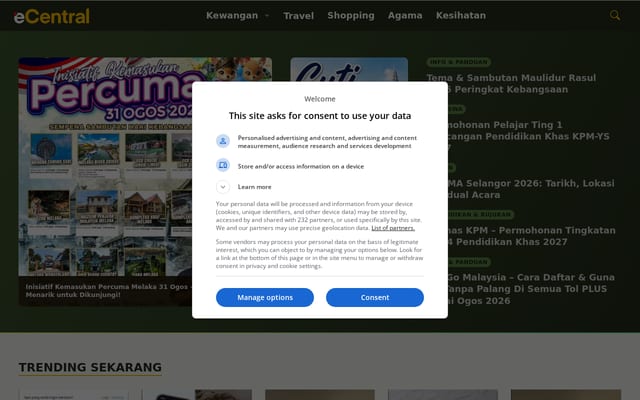 Screenshot of ecentral.my