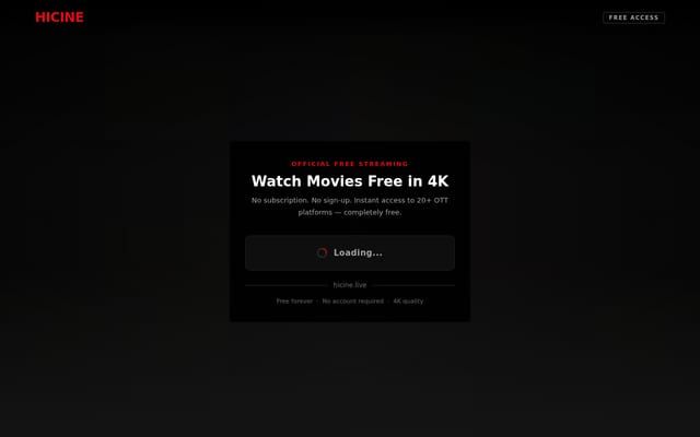 Screenshot of hicine.info