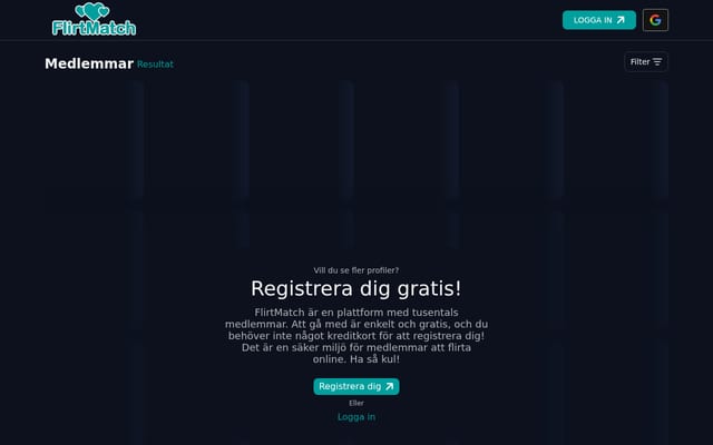 Screenshot of flirtmatch.se