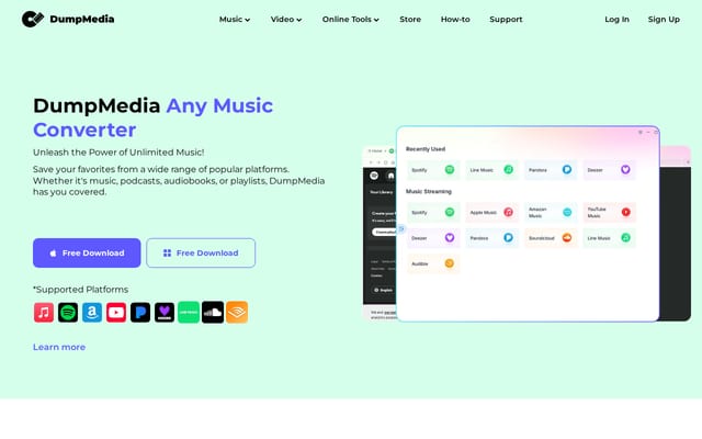 Screenshot of dumpmedia.com
