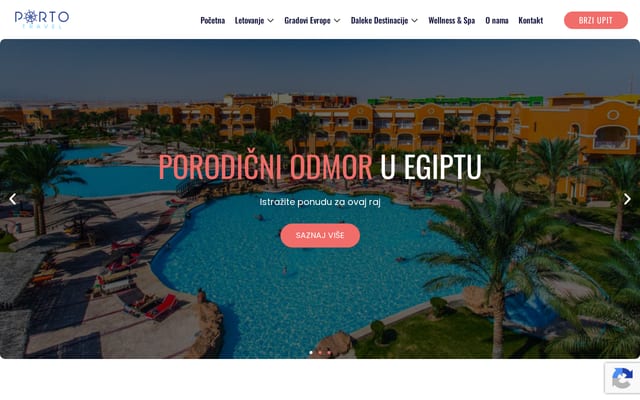 Screenshot of portotravel.rs